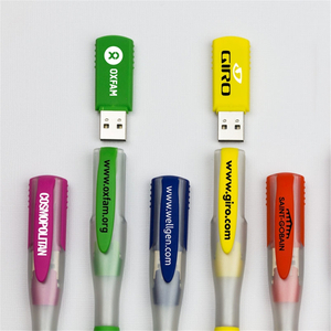 New Arrival Business Gift 2 in One Pen USB Flash Drive 1GB 2GB 4GB 8GB 16GB 32GB 64GB 128GB
